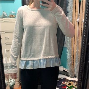 Gray vineyard vines long sleeve